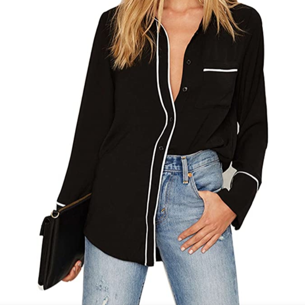 Pajama Style Blouse